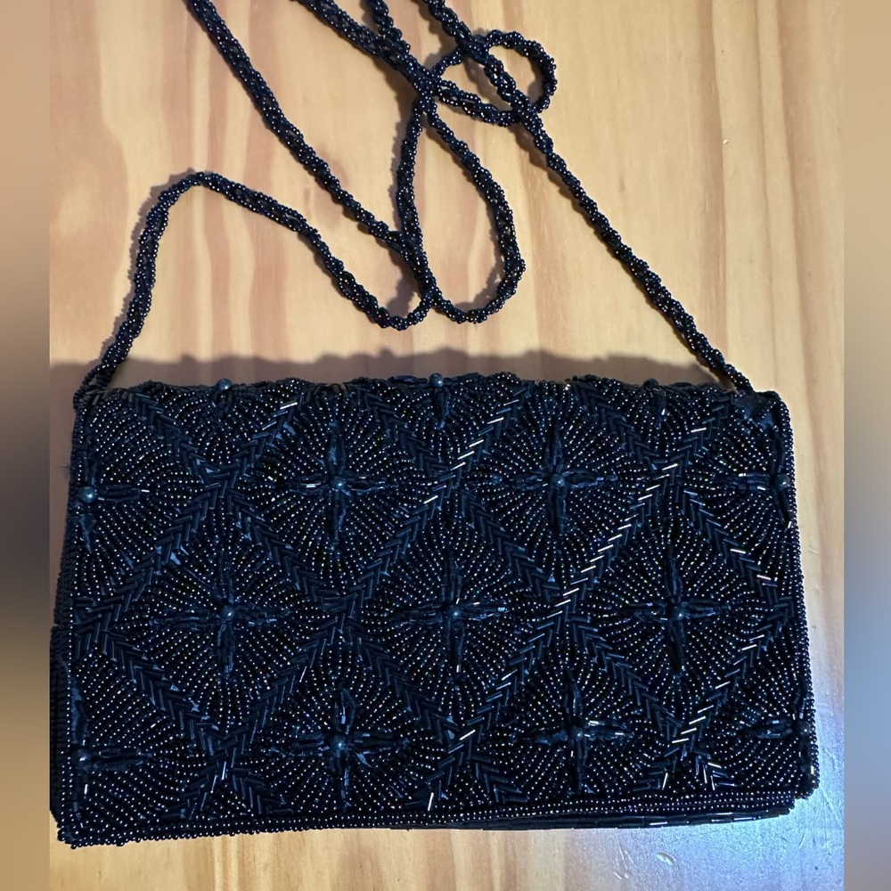 Cute fancy party beaded clutch!